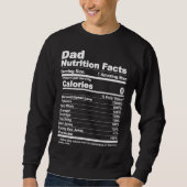 Dad Nutrition Facts Sweatshirt (Vorderseite)