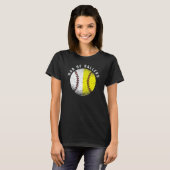 Dad Of Ballers Baseball Softball  Father s Day T-Shirt (Vorne ganz)