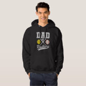 Dad of Ballers Dad of Baseball Softball Player Fat Hoodie (Vorne ganz)
