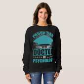 Dad Of Doctor Of Psychology School Psychologist Gr Sweatshirt (Vorne ganz)