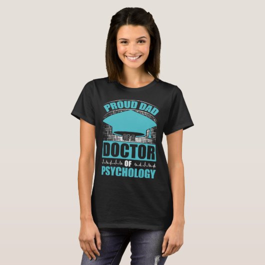 Dad Of Doctor Of Psychology School Psychologist Gr T-Shirt (Vorne ganz)