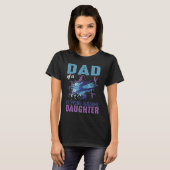 Dad of Flipping Daughter Gymnastics Gymnast T-Shirt (Vorne ganz)