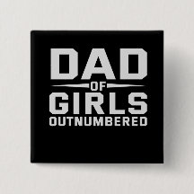 Dad Of Girls Outnumbered Funny Fathers Day