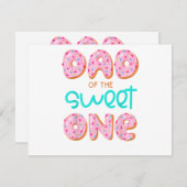 Dad of Sweet One First Birthday Matching Family Do (Vorne/Hinten)