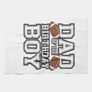 Dad of the Birthday Boy Football Lover Family birt Geschirrtuch