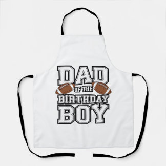 Dad of the Birthday Boy Football Lover Family birt Schürze