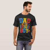 Dad Of The Birthday Boy Master Builder Building Bl T-Shirt (Vorne ganz)