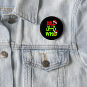 Dad Of The Little Who Funny Christmas Pregnancy An Button (Beispiel)