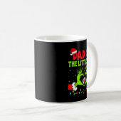 Dad Of The Little Who Funny Christmas Pregnancy An Kaffeetasse (VorderseiteRechts)