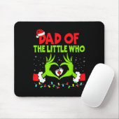 Dad Of The Little Who Funny Christmas Pregnancy An Mousepad (Mit Mouse)