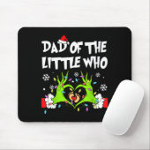 Dad Of The Little Who Funny Christmas Pregnancy An Mousepad (Mit Mouse)