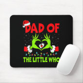 Dad Of The Little Who Funny Christmas Pregnancy An Mousepad (Mit Mouse)