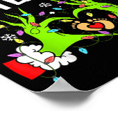 Dad Of The Little Who Funny Christmas Pregnancy An Poster (Ecke)