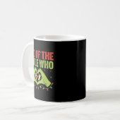 Dad Of The Little Who Qoute Christmas Pregnancy An Kaffeetasse (Vorderseite Links)