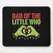 Dad Of The Little Who Qoute Christmas Pregnancy An Mousepad (Vorne)