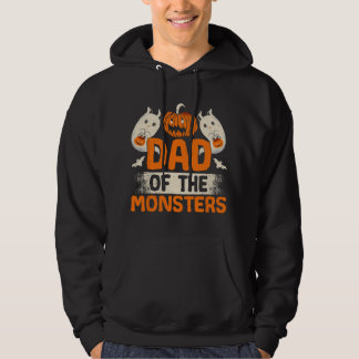 Dad Of The Monsters For Halloween Party Hoodie