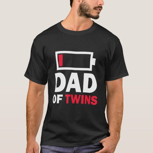 Dad Of Twins Father s Day Mens Grandpa T-Shirt (Vorderseite)