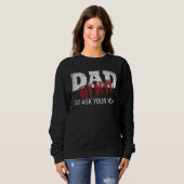 Dad Off Duty Go Ask Your Mom Fathers Day Sweatshirt (Vorne ganz)