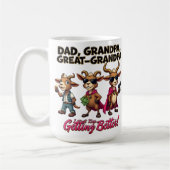 Dad Opa Ur-Opa GOAT Wird Besser Geschenk Kaffeetasse (Links)