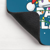 Dad Papa Claus Christmas Lights Family Matching Lo Mousepad (Ecke)