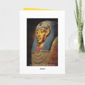 Dad Pharaoh Happy Birthday Karte (Rückseite)