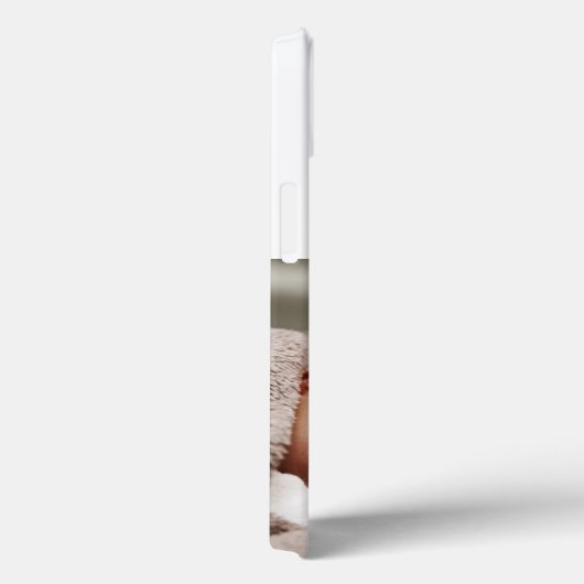 Dad Photo black text  iPhone Case (Rückseite / Rechts)