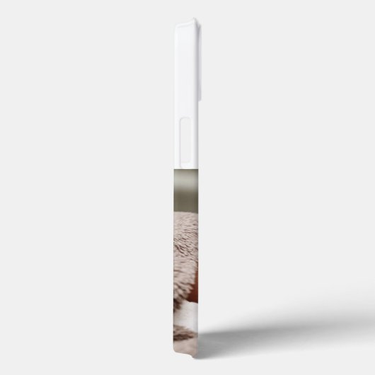 Dad Photo blue text  iPhone Case (Rückseite / Rechts)