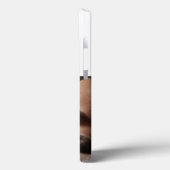 Dad Photo burgundy text  Case-Mate iPhone Hülle (Rückseite / Links)