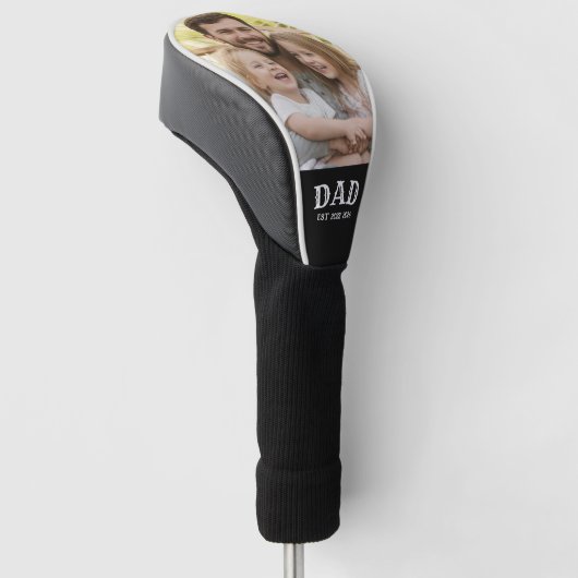 Dad Photo Established Golf Headcover (angewinkelt)