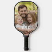 Dad Photo Established Pickleball Schläger (Vorderseite)