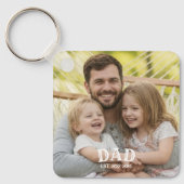 Dad Photo Established Schlüsselanhänger (Vorderseite)