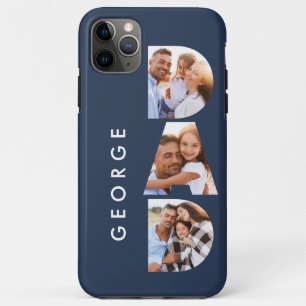Dad photo modern typography child gift Case-Mate iPhone hülle