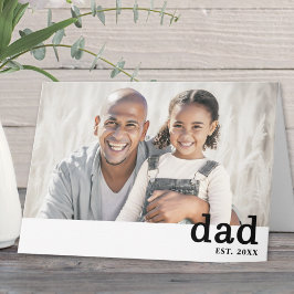 Dad Photo Simple Father's Day Karte