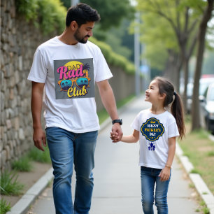 Dad Rad Club Retro Sommer Stimmung - Vatertag T-Shirt
