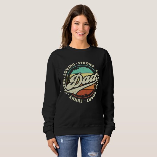 Dad Retro Sunset Sweatshirt (Vorne ganz)