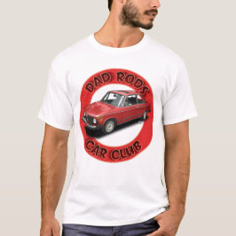Dad Rods Car Club Red 2001 Car T-Shirt