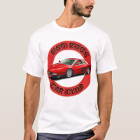 Dad Rods Car Club Rotes Italienisches Sportwagen T