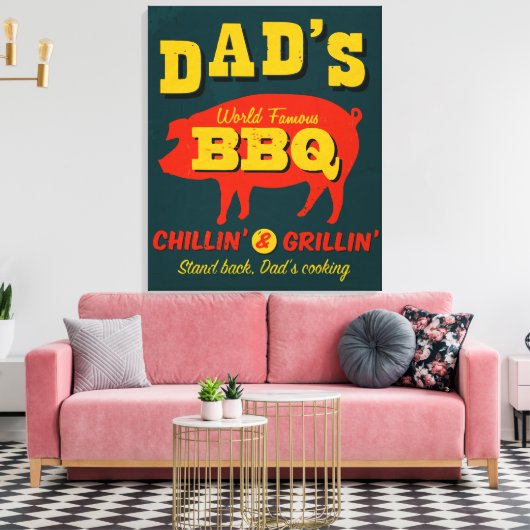Dad’s Cooking Leinwanddruck (Insitu (Wohnzimmer))