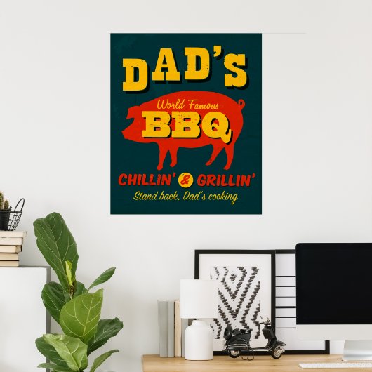 Dad’s Cooking Poster (Heimbüro)