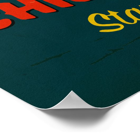 Dad’s Cooking Poster (Ecke)