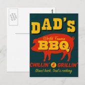 Dad’s Cooking Postkarte (Vorne/Hinten)