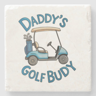 Dad’s Golfbuddy Golfen am Vatertag Papa Steinuntersetzer