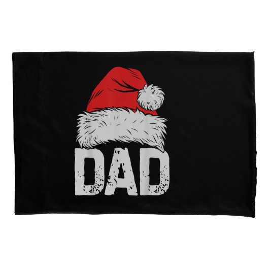 Dad Santa Christmas Family Matching Pajamas Papa F Kissenbezug (Vorderseite)