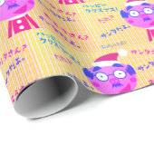 Dad Santa Geschenkpapier (Rolleneckpunkt)