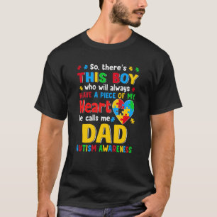 Dad Saurus Autismusbewusstsein T-Shirt