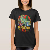 Dad saurus Rex Daddy Dinosaur 3 three Kids Father' T-Shirt (Vorderseite)
