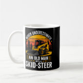 Dad Skid Steer Operator Father Construction Heavy Kaffeetasse (Links)