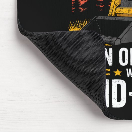 Dad Skid Steer Operator Father Construction Heavy Mousepad (Ecke)