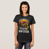 Dad Skid Steer Operator Father Construction Heavy T-Shirt (Vorne ganz)