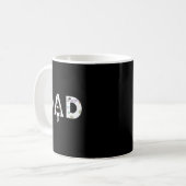 Dad Space Themed Birthday Party Shirt Funny Cute D Kaffeetasse (Vorderseite Links)